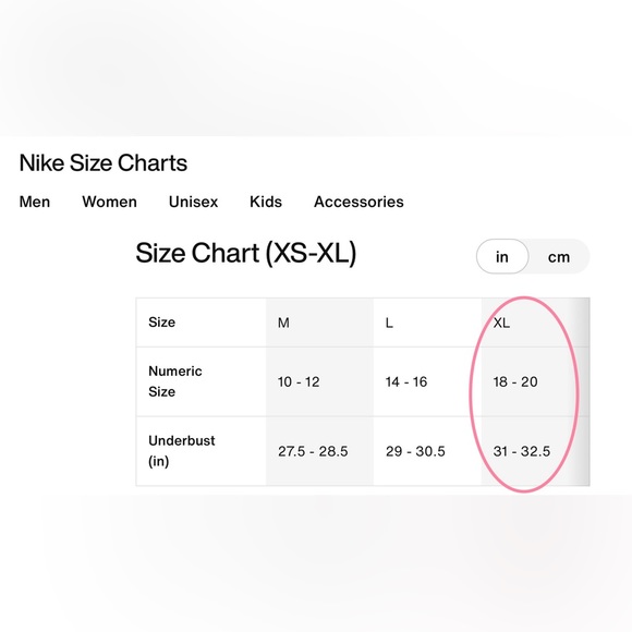 Nike Girl's Swoosh Print Reversible Training Bra Size XL (18-20) - Picture 7 of 10